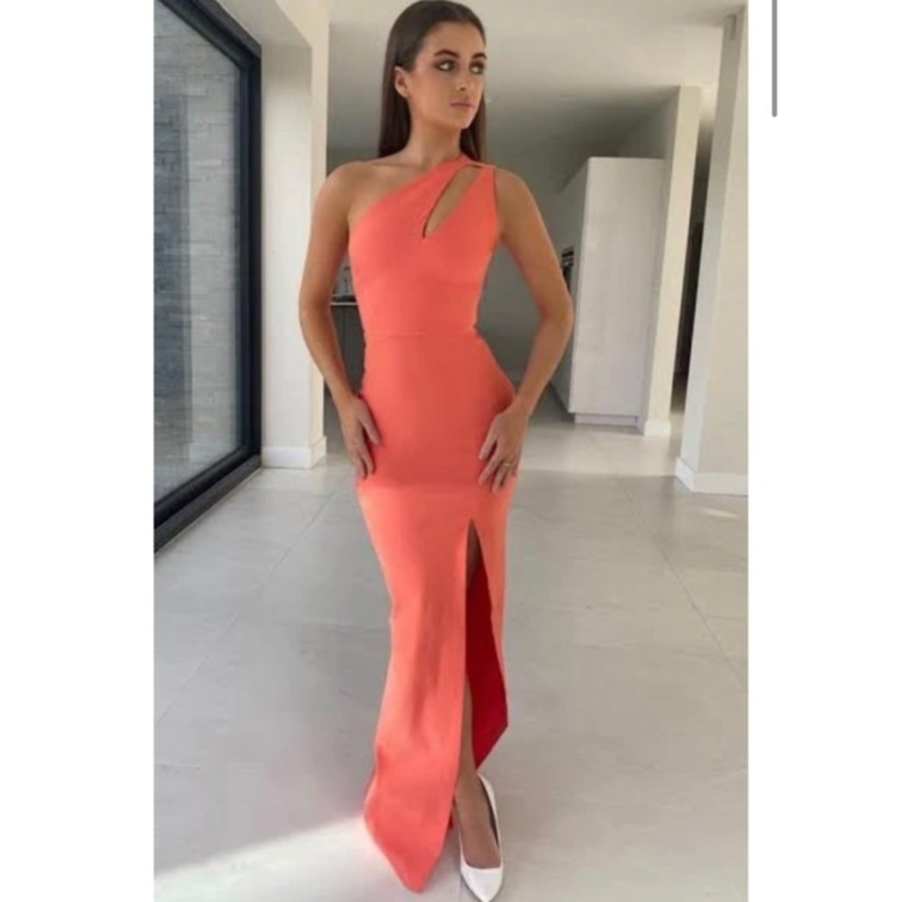 Vesper Coral Maxi Gown